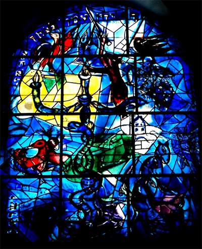 9. Витраж колена Дан